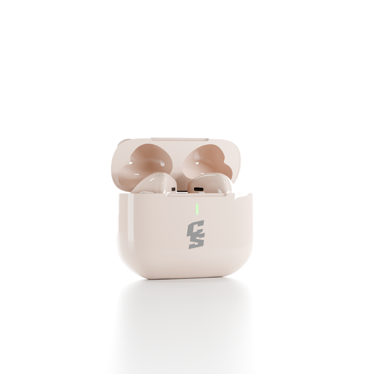 AUDIFONOS INALAMBRICOS CYBERSHOP BLANCO MDL-INPOD4