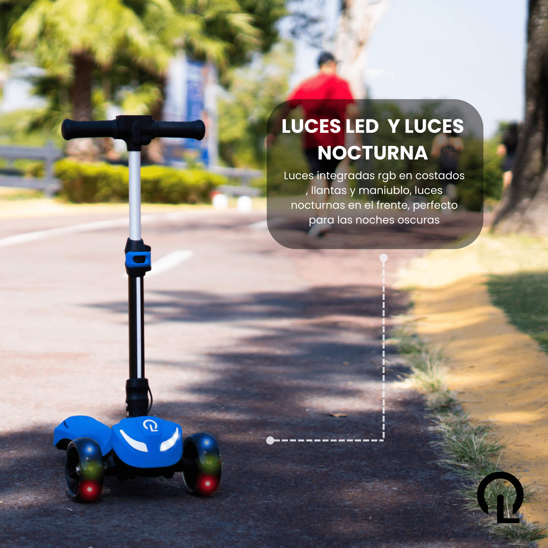 SCOOTER KIDS A3 PRO 60W MOTOR AZUL