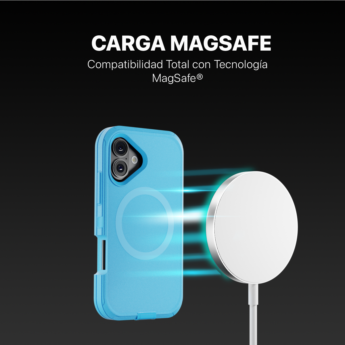FUNDA ADVENTURE MAGSAFGFE IPHONE 17 AZUL