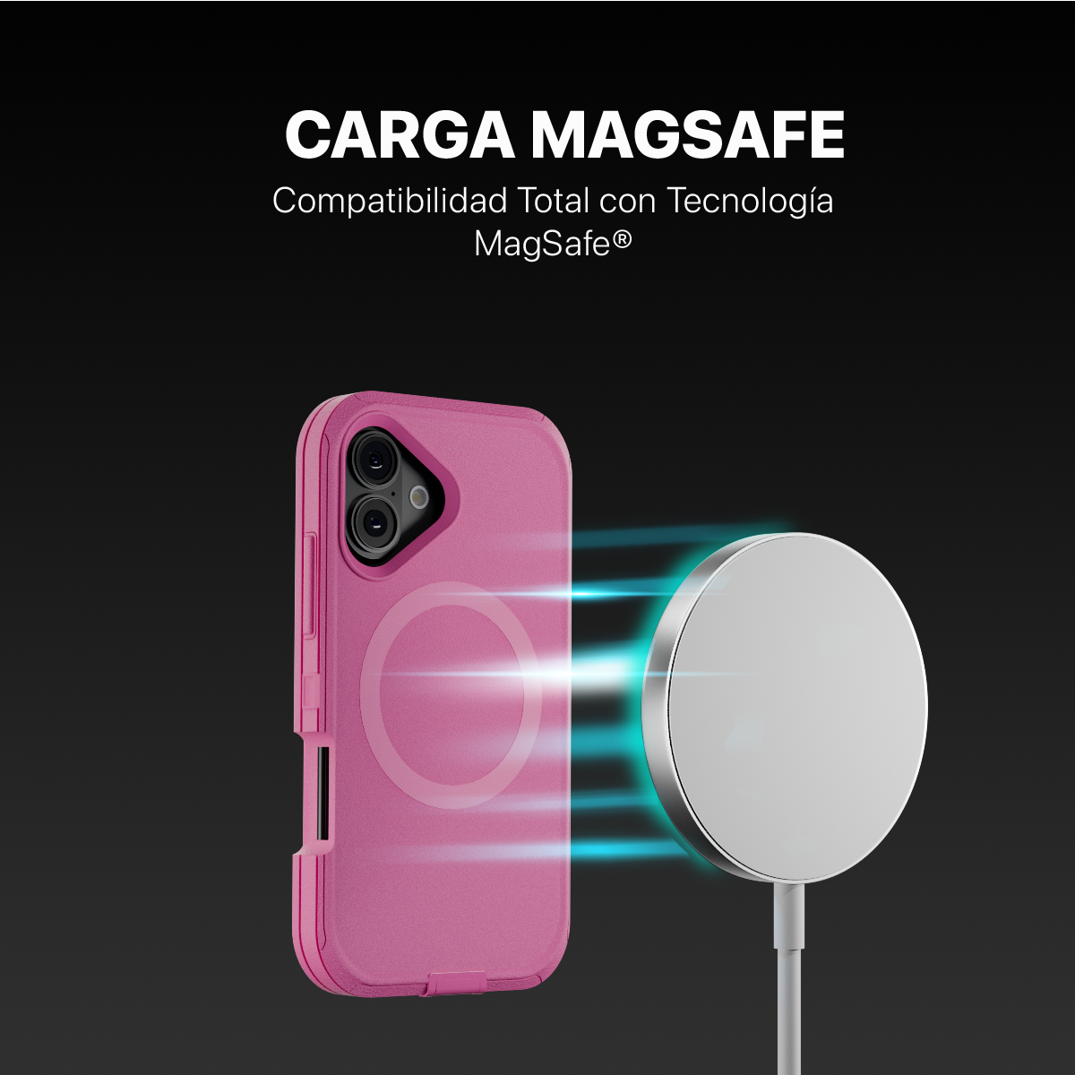 FUNDA ADVENTURE MAGSAFGFE IPHONE 16 MORADO