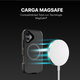 FUNDA ADVENTURE MAGSAFGFE IPHONE 16 NEGRO - Miniatura