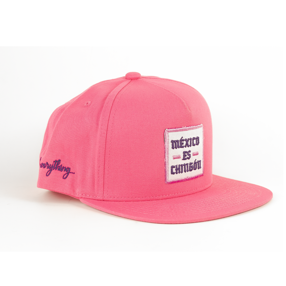 Gorra Snapback México Es Chingón Rosa