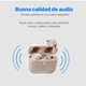 AUDIFONOS INALAMBRICOS CYBERSHOP BLANCO MDL-INPOD4 - Miniatura