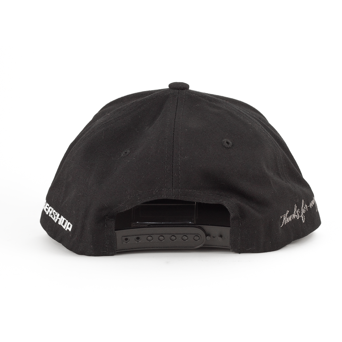Gorra Snapback Square Patch Negra CS con Visera Camuflaje Gris features