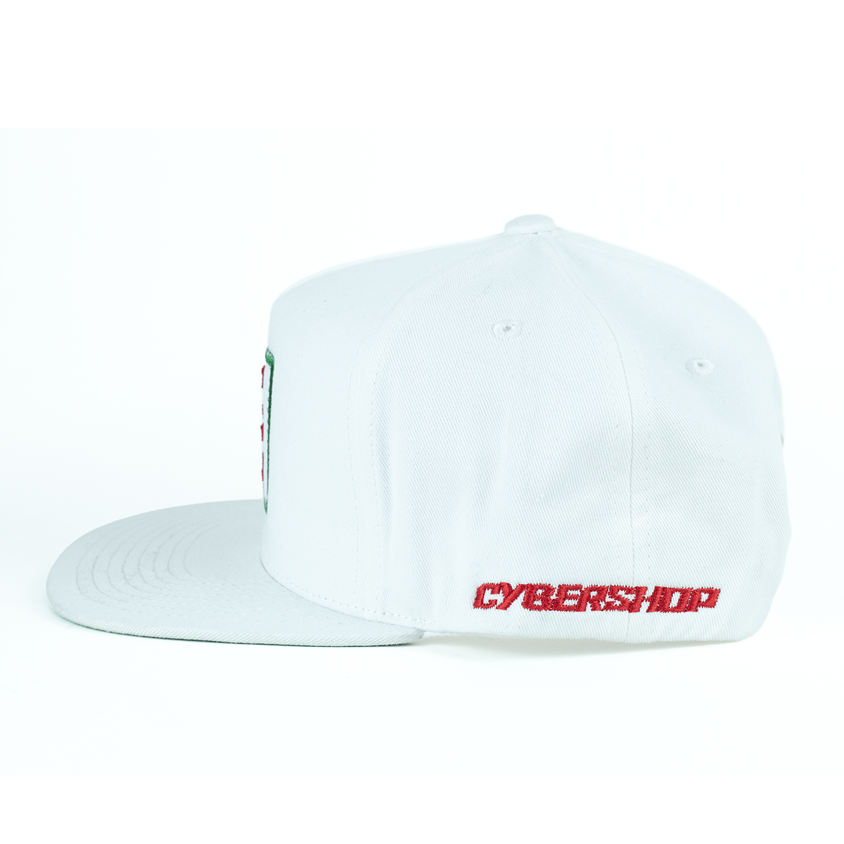 Gorra Snapback Square Patch Blanca CS Edición Tricolor
