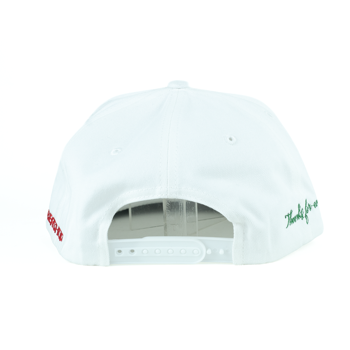 Gorra Snapback Square Patch Blanca CS Edición Tricolor features