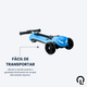 SCOOTER KIDS A3 PRO 60W MOTOR AZUL - Miniatura