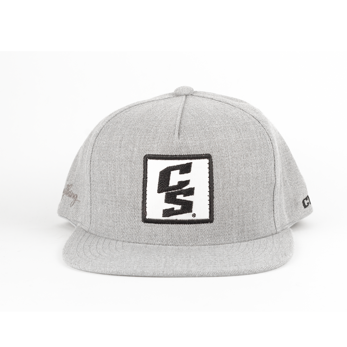 Gorra Snapback Square Patch Gris Jaspeado CS
