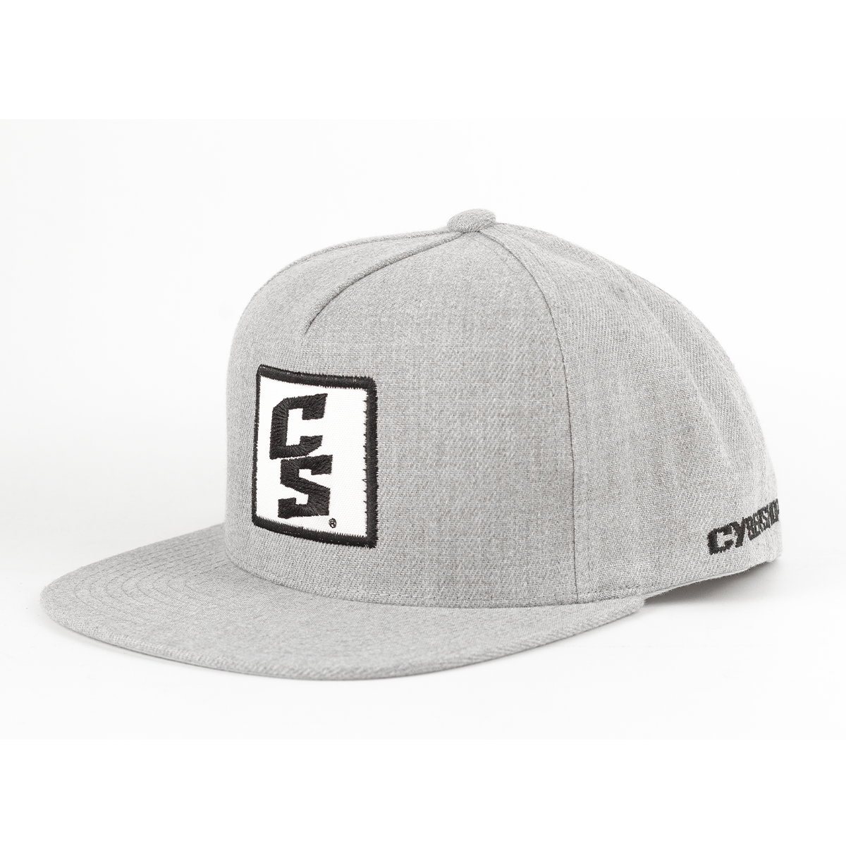 Gorra Snapback Square Patch Gris Jaspeado CS