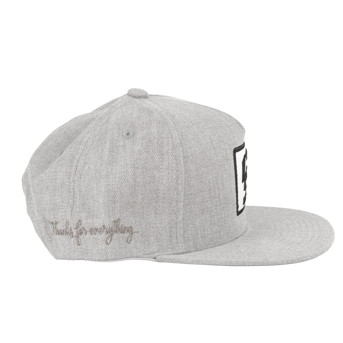 Gorra Snapback Square Patch Gris Jaspeado CS