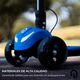 SCOOTER KIDS A3 PRO 60W MOTOR AZUL - Miniatura
