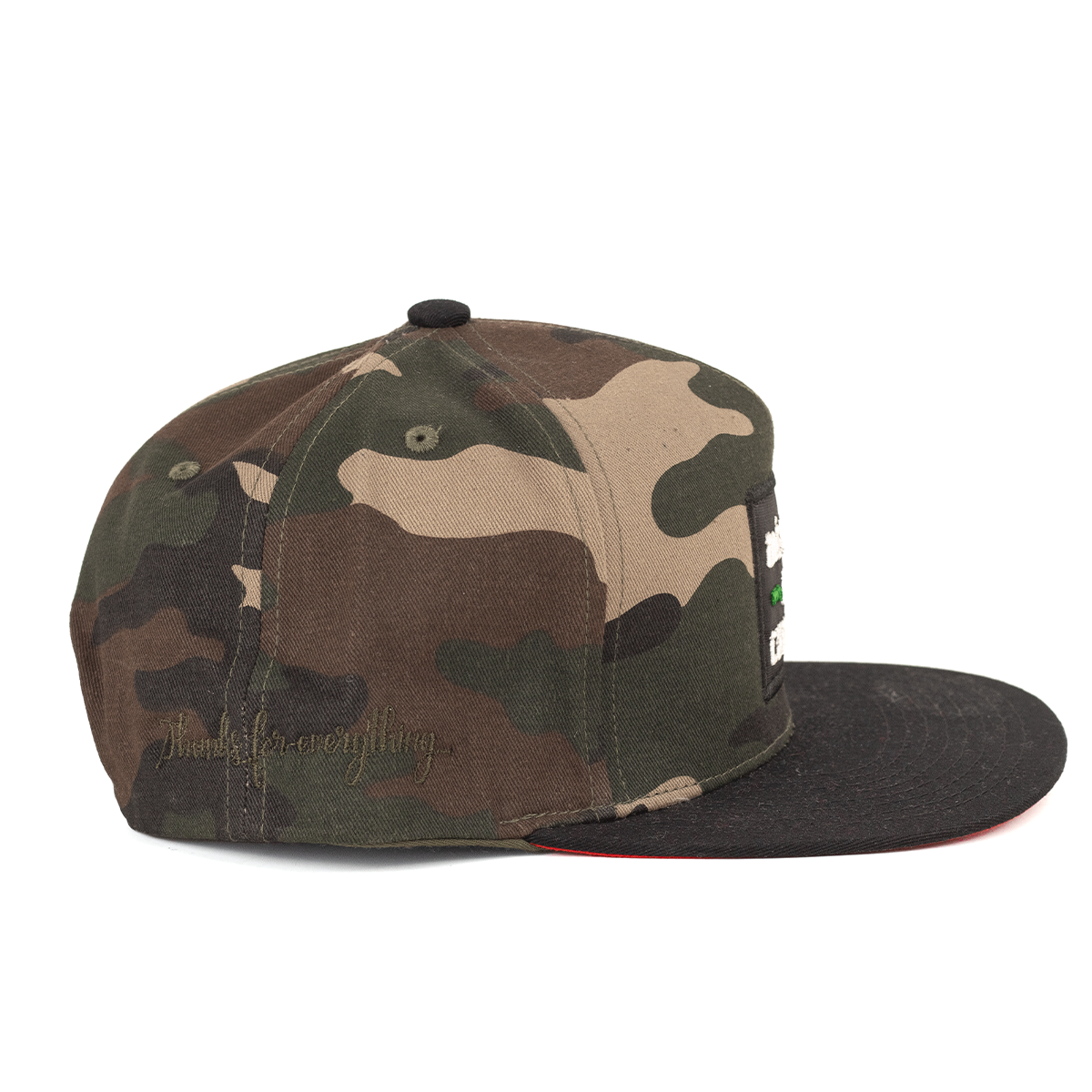 Gorra Snapback Square Patch México Es Chingón Camuflaje