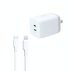 COMBO CARGADOR & CABLE 50W IPHONE DOBLE PUERTO CYBERSHOP - Miniatura