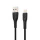 CABLE 1.2M CS IPHONE NEGRO 2.4A - Miniatura
