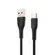 CABLE 1.2M CS TYPE-C NEGRO 2.4A - Miniatura