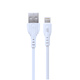 CABLE 2M CS IPHONE BLANCO 2.1A - Miniatura