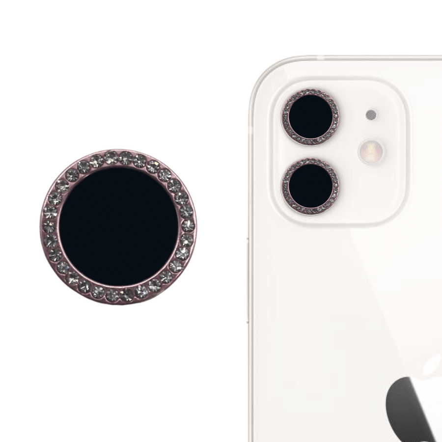 PROTECTOR DIAMANTE-2 CAMARA IND IPHONE 11 ROSA