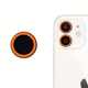 PROTECTOR NEON CAMARA IND IPHONE 12 PRO NARANJA - Miniatura