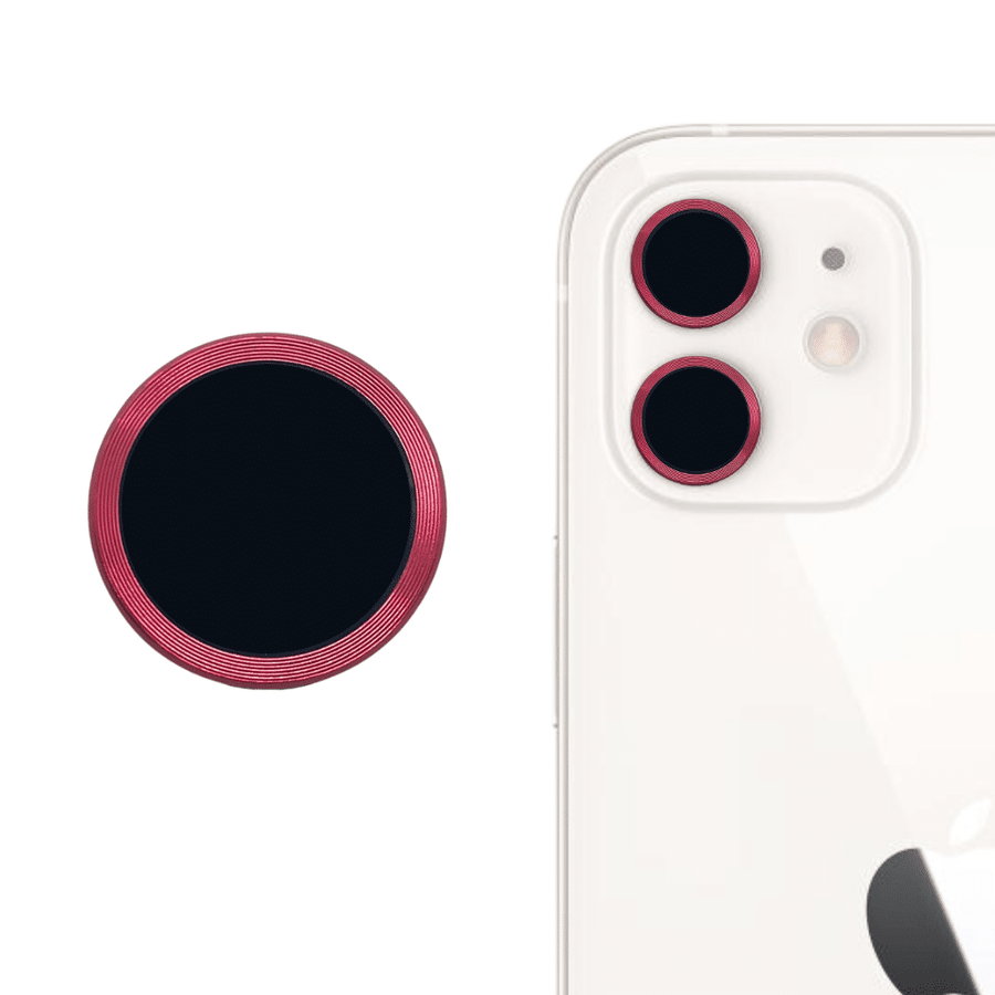 PROTECTOR DE CAMARA INDIVIDUAL IPHONE 14 ROJO