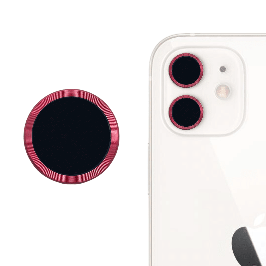 PROTECTOR DE CAMARA INDIVIDUAL IPHONE 15 ROJO