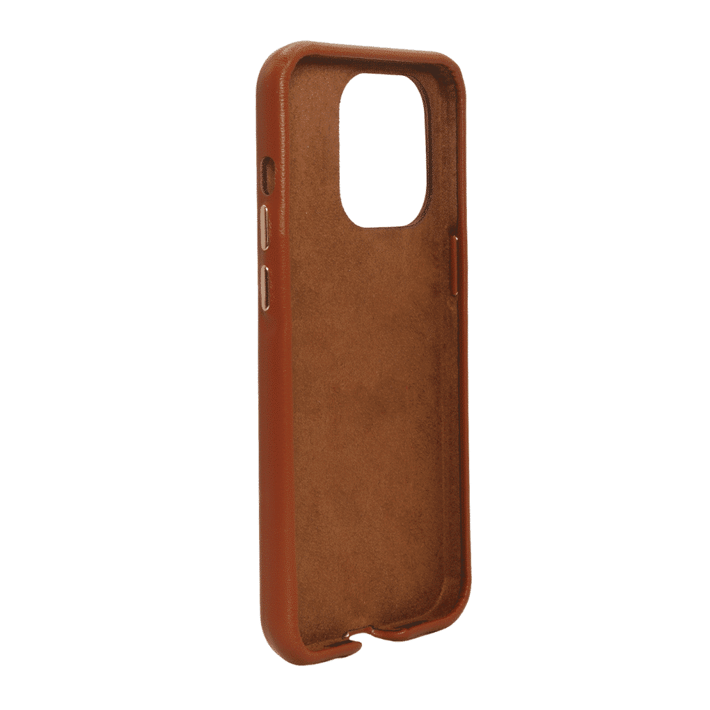 CUERO-3 IPHONE 14 NARANJA