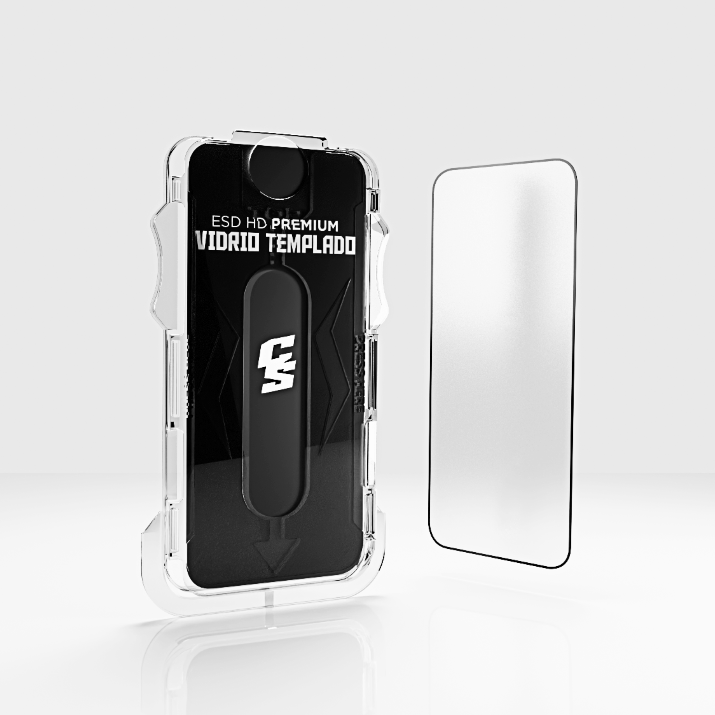 MICA PARA IPHONE 15 PRO HD PREMIUM CS + KIT DE INSTALACION