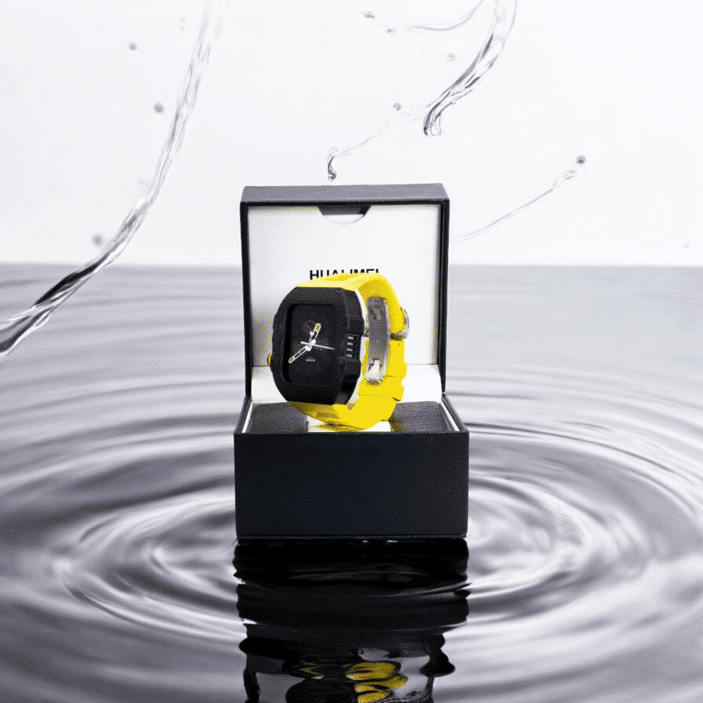 EXTENSIBLE SILICON HUBLOT AMARILLO 49MM APPLEWATCH