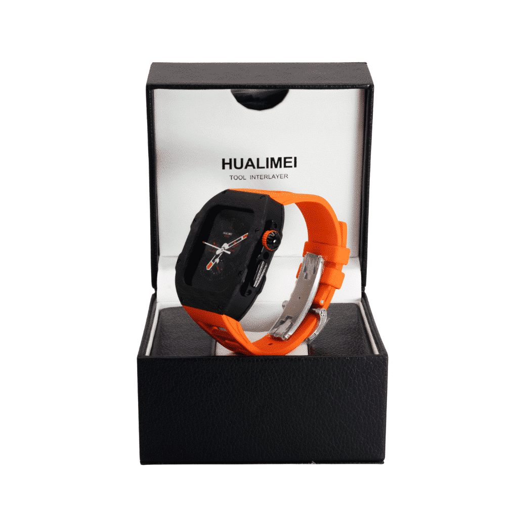 EXTENSIBLE SILICON HUBLOT NARANJA 49MM APPLEWATCH