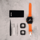 EXTENSIBLE SILICON HUBLOT NARANJA 49MM APPLEWATCH - Miniatura