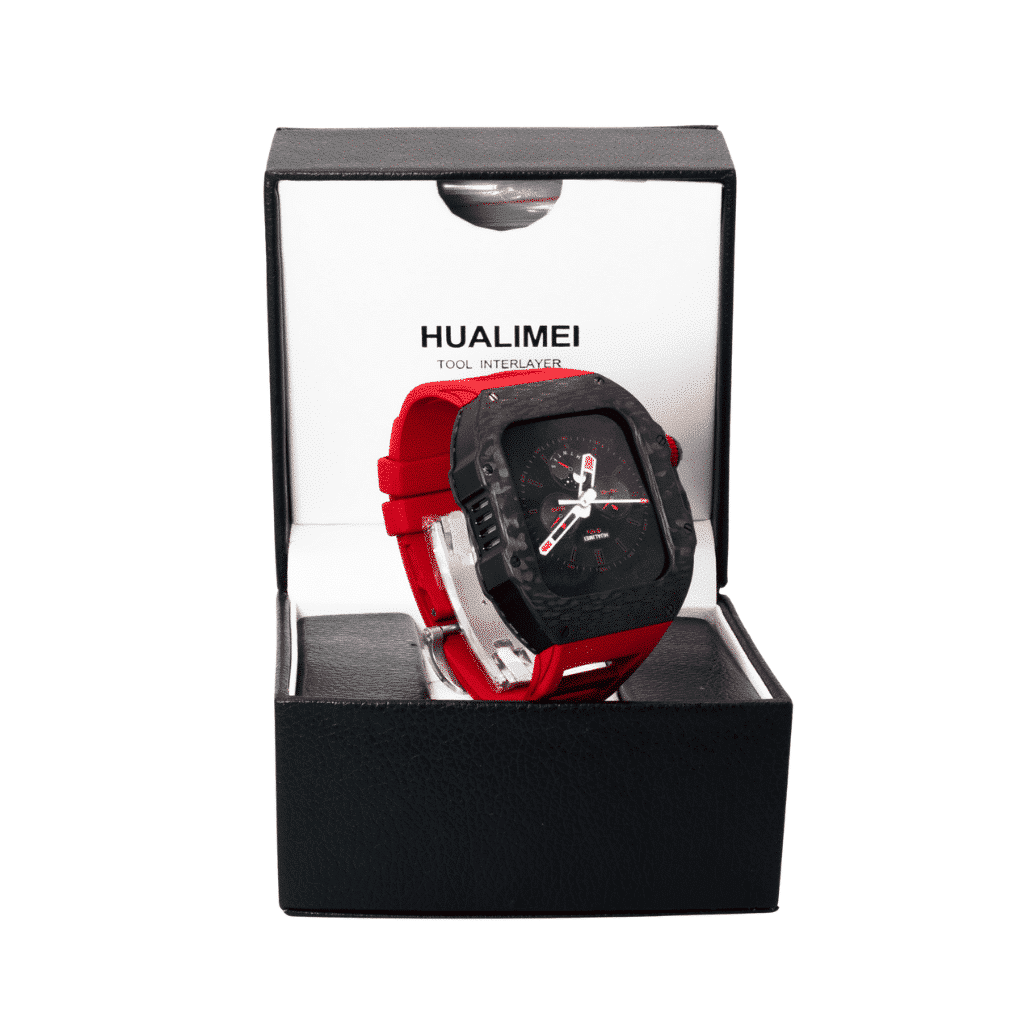 EXTENSIBLE SILICON HUBLOT ROJO 49MM APPLEWATCH