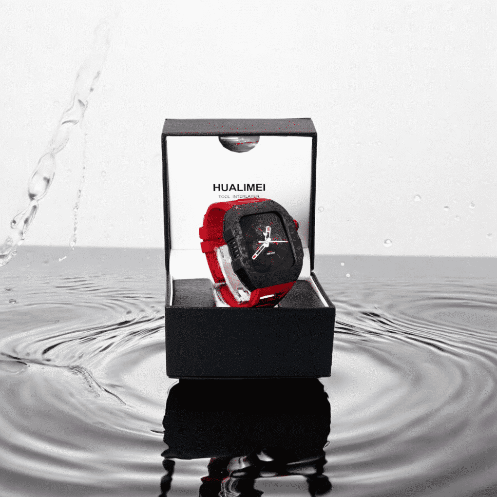 EXTENSIBLE SILICON HUBLOT ROJO 49MM APPLEWATCH