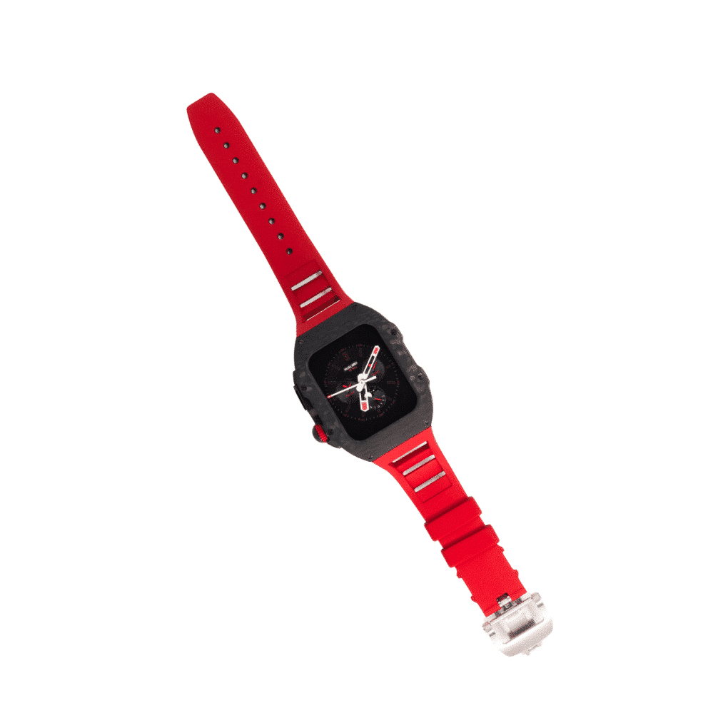 EXTENSIBLE SILICON HUBLOT ROJO 49MM APPLEWATCH