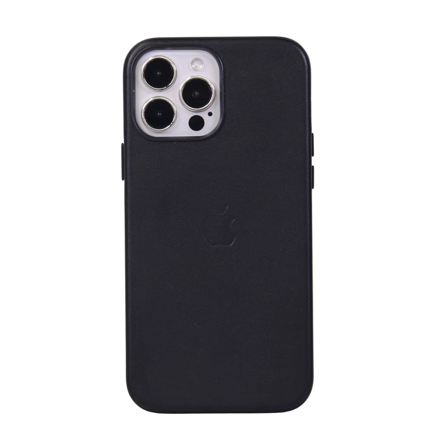 FUNDA CUERO-3 MAGSAFE IPHONE 13 PRO MAX NEGRO