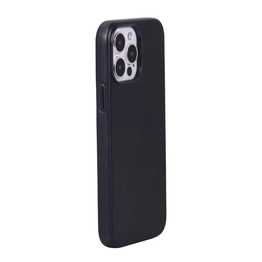 FUNDA CUERO-3 MAGSAFE IPHONE 13 PRO MAX NEGRO