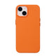 FUNDA CUERO-3 MAGSAFE IPHONE 14 NARANJA - Miniatura