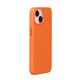FUNDA CUERO-3 MAGSAFE IPHONE 14 NARANJA - Miniatura