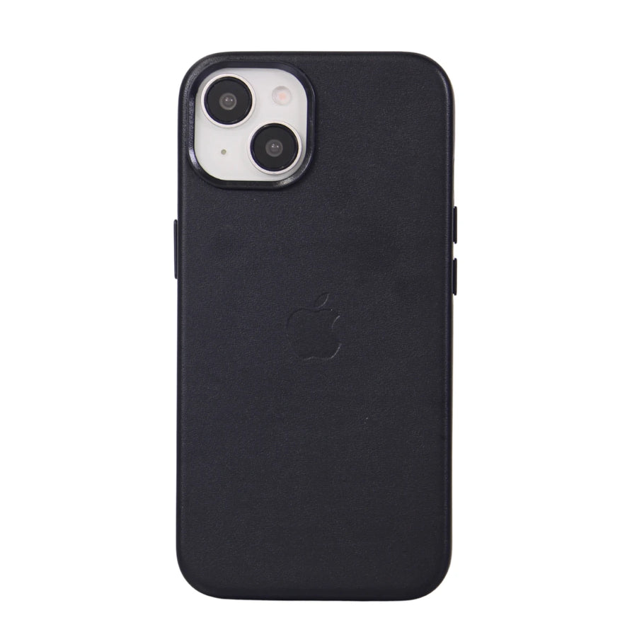 FUNDA CUERO-3 MAGSAFE IPHONE 14 NEGRO