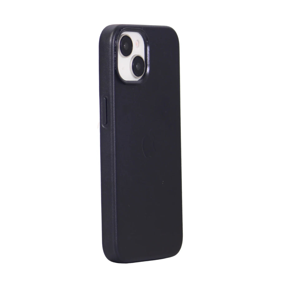 FUNDA CUERO-3 MAGSAFE IPHONE 14 NEGRO