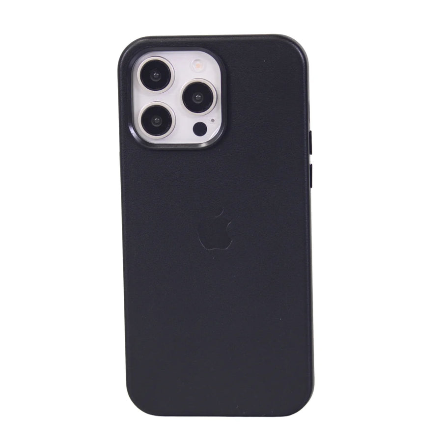 FUNDA CUERO-3 MAGSAFE IPHONE 14 PRO MAX NEGRO