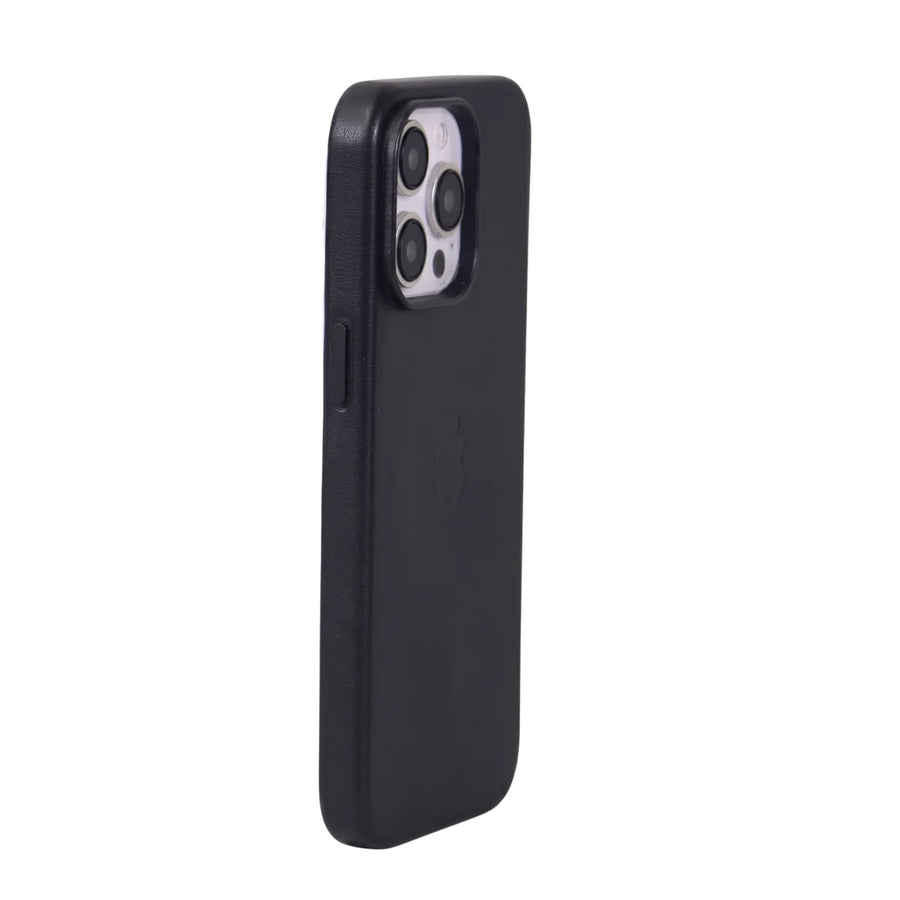 FUNDA CUERO-3 MAGSAFE IPHONE 14 PRO MAX NEGRO