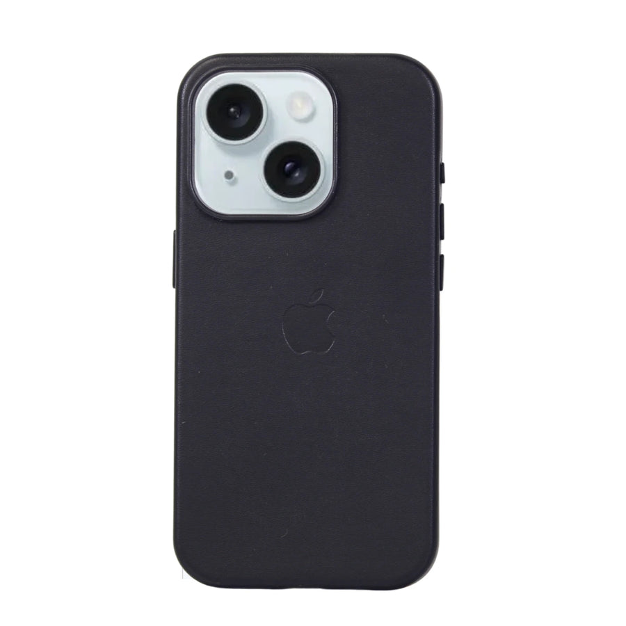 FUNDA CUERO-3 MAGSAFE IPHONE 15 PRO NEGRO