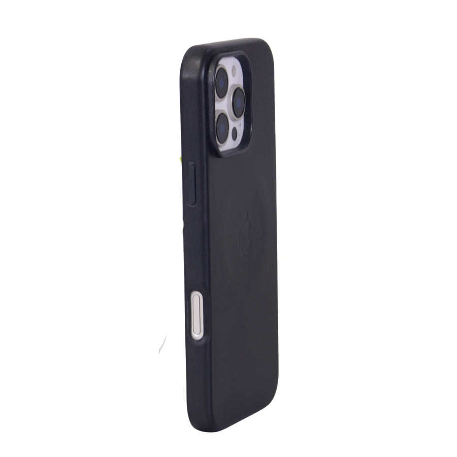 FUNDA CUERO-3 MAGSAFE IPHONE 16 PRO MAX NEGRO