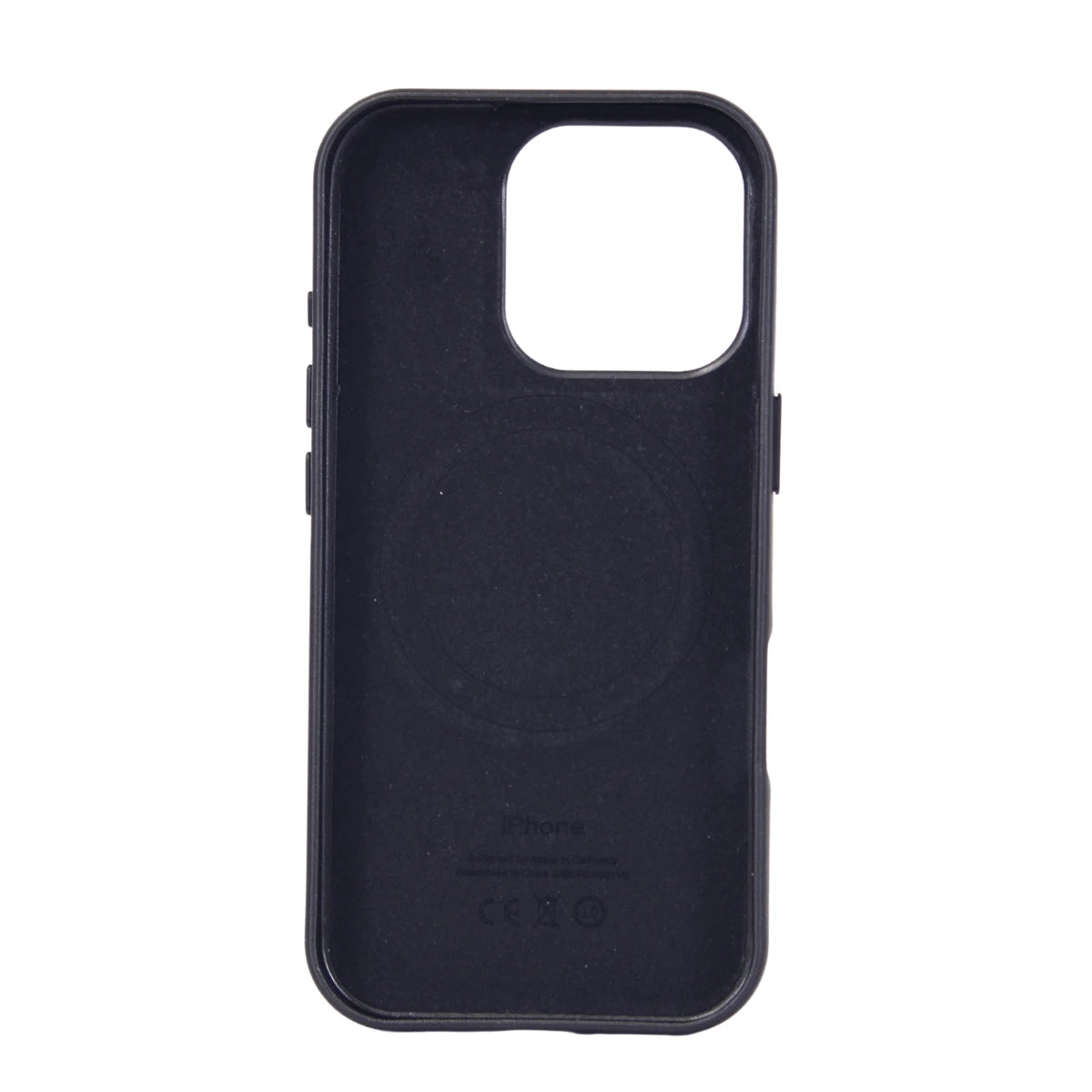 FUNDA CUERO-3 MAGSAFE IPHONE 16 PRO MAX NEGRO