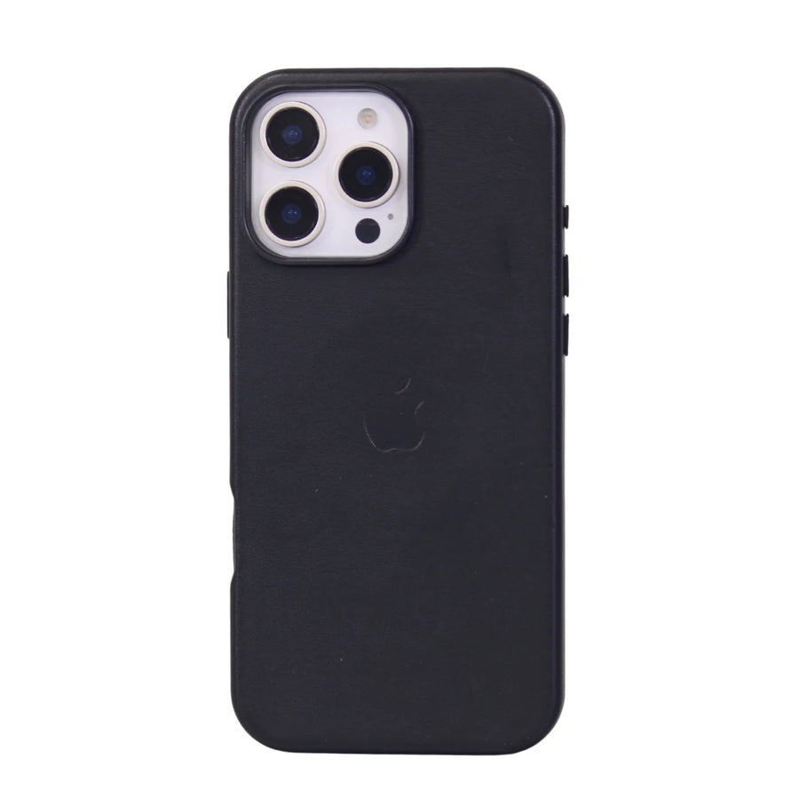 FUNDA CUERO-3 MAGSAFE IPHONE 16 PRO NEGRO