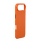 FUNDA CUERO-3 MAGSAFE IPHONE 17 AIR NARANJA - Miniatura
