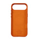 FUNDA CUERO-3 MAGSAFE IPHONE 17 AIR NARANJA - Miniatura