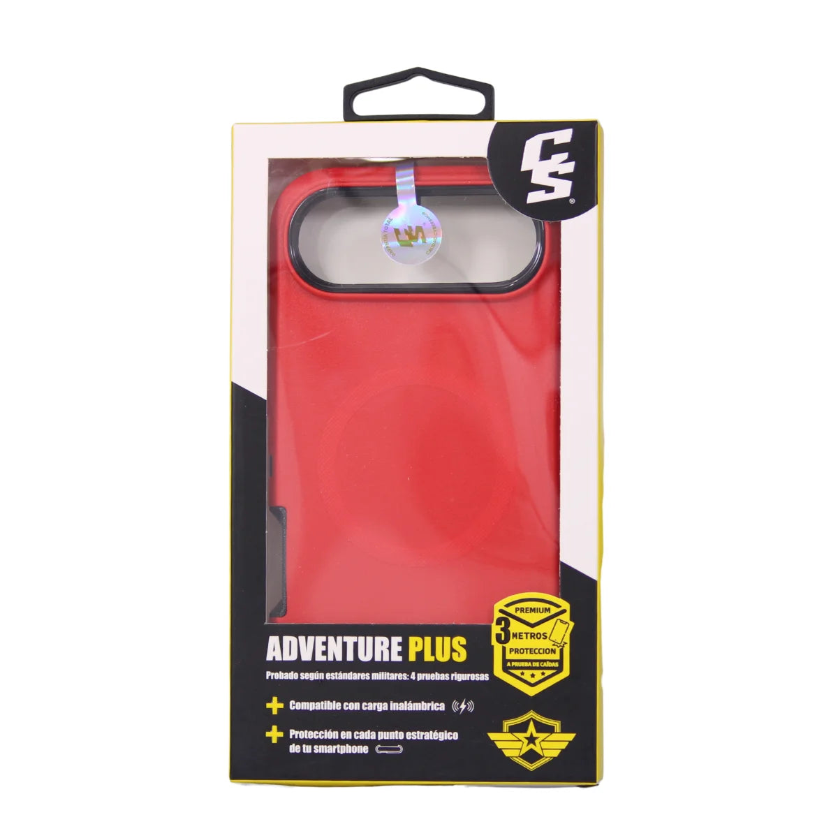 FUNDA ADVENTURE MAGSAFGFE IPHONE 17 AIR ROJO