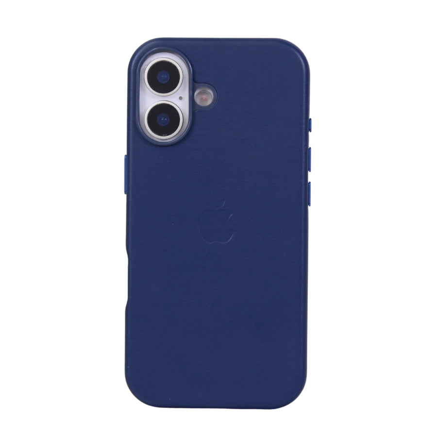 FUNDA CUERO MAGSAFE IPHONE 17 AZUL