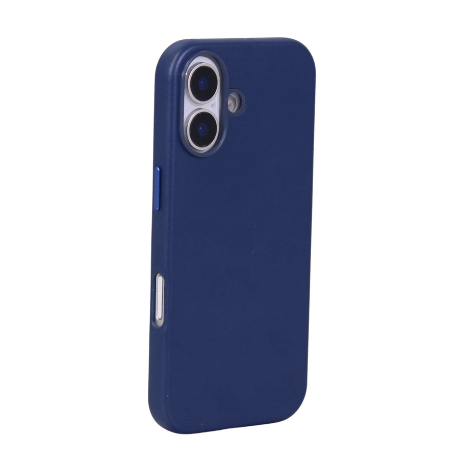 FUNDA CUERO MAGSAFE IPHONE 17 AZUL