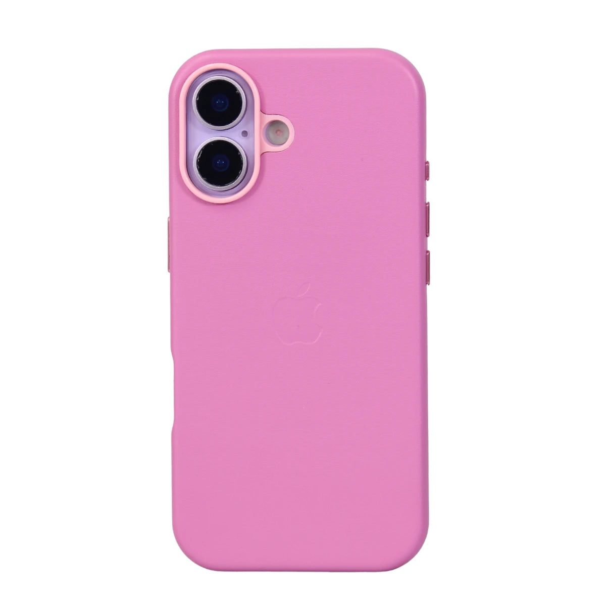 FUNDA CUERO-3 MAGSAFE IPHONE 17 ROSA